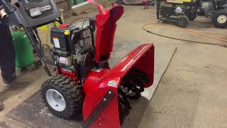 How to start and operate Craftsman 30” Snow Thrower