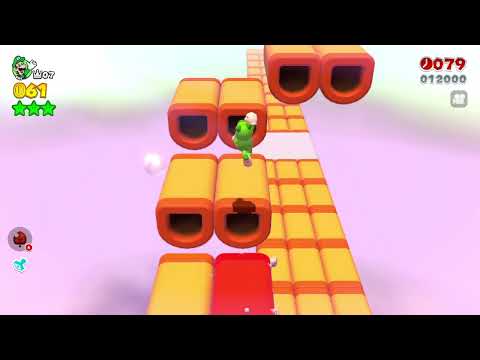 Super Mario 3D World (Switch) 9-4 100% Speedrun Time: 37 (Former WR)