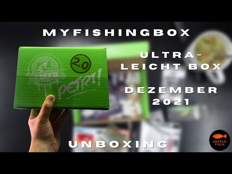 MFB Ultraleicht 2.0 Box Dezember 2021 MyFishingBox Unboxing UL Box