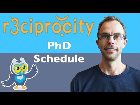 What Is A Normal Day Of A PhD Student Or A Research Professor? (Business PhD Student Schedule ) Video