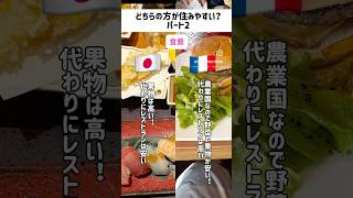 どちらの方が住みやすい？パート2 #南仏暮らし #海外で暮らす