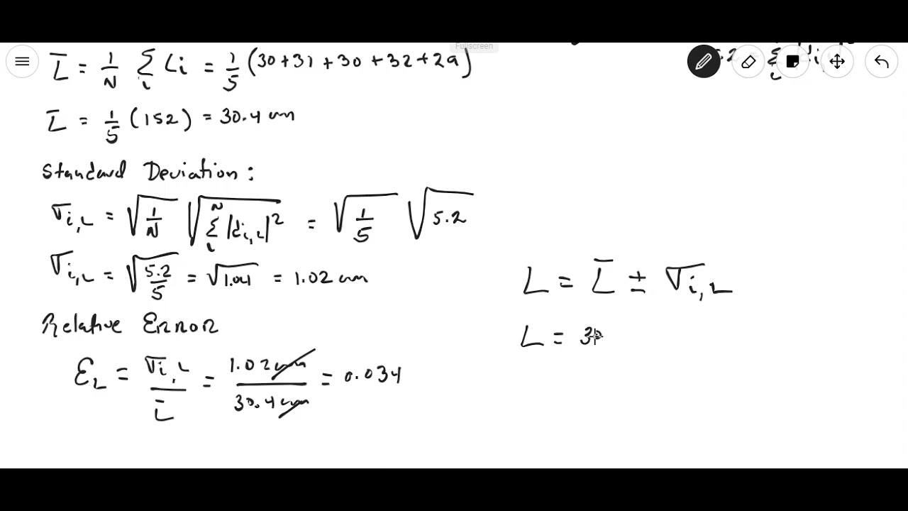 PHY LAB - Errors and Measurement