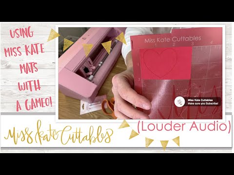 (Louder Audio) Using Miss Kate Cuttables Cutting Mats with Silhouette Cameo 1 2 3 4