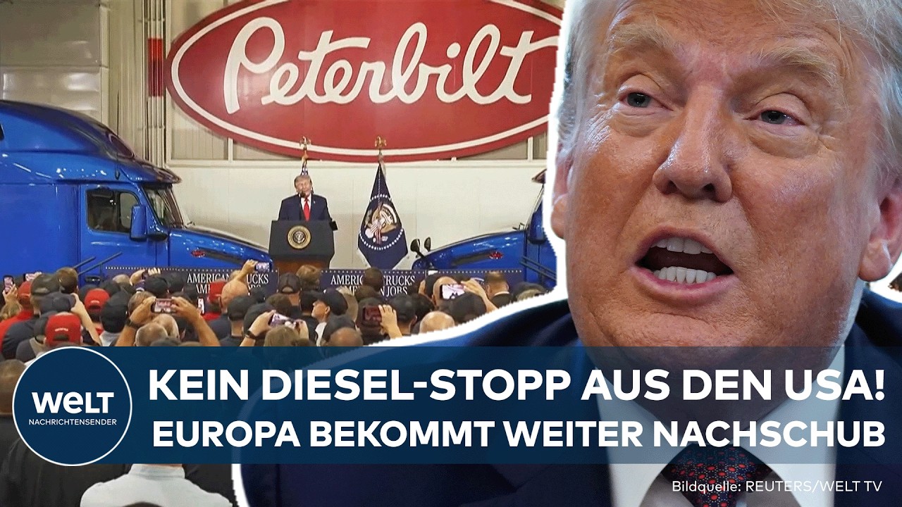 DIESEL-EXPORTE: Trump schließt Exportstopp aus – Europa kann weiter auf US-Lieferungen setzen!