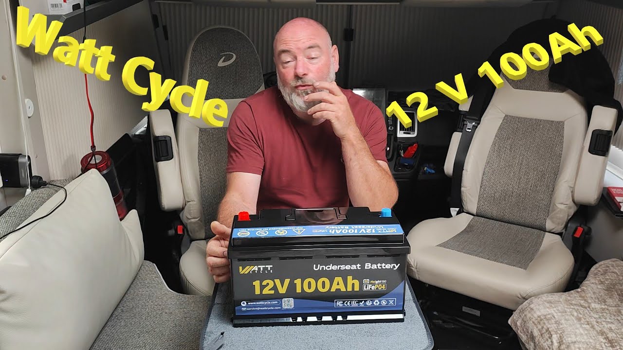 WattCycle 12V 100Ah Bluetooth LiFePO4 Battery Review & Load Test by Techni Camper