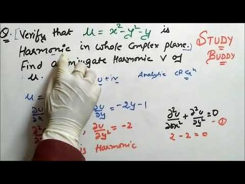 Harmonic Function Satisfying Laplace Equation - Concept II Complex Analysis II Numericals P1