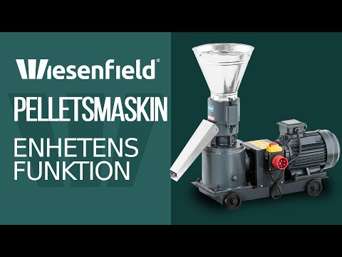 video - Pelletsmaskin - Max. 100 kg/h - Ø 120 mm