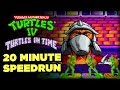 TMNT IV: Turtles in Time 20-Minute Speedrun
