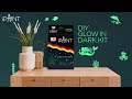 Berger 100ml Plastic Multi DIY Glow in Dark Wall Painting Galaxy Design DOU Booklet Kit, F0001H0991001000