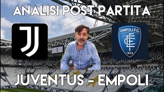 JUVENTUS - EMPOLI ANALISI POST PARTITA