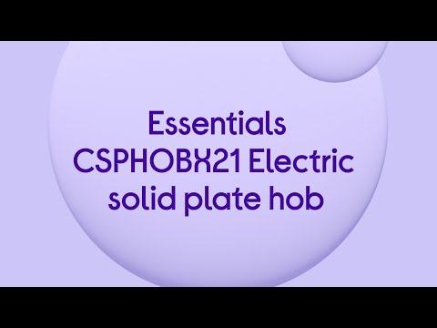 Essentials CSPHOBX21 Electric Solid Plate Hob - Inox - Quick Look