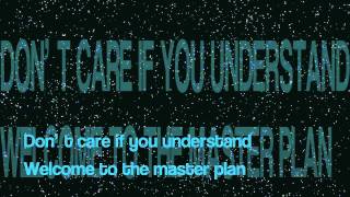 Adam Lambert-Master Plan(Lyrics!)