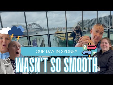 Thumbnail for A NOT SO SMOOTH day in Sydney | We still had FUN! Leaving Cunard's amazing Queen Elizabeth cruise