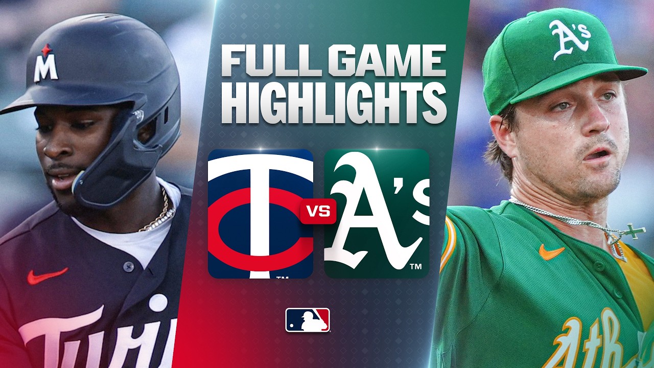 TWINS vs. ATHLETICS: Official Full Game Highlights (August 26) | 2026 MLB Season