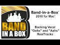 New Vocal Oohs & Aahs RealTracks in Band-in-a-Box® 2018 for Mac®