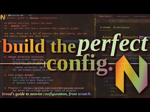 build a perfect neovim config: the only structure you need (full guide, starting from scratch)