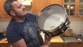 Video thumbnail for Tama Star Walnut Snare Drum 14"x6.5" - Unboxing (TWS1465A - SBJ) by Dlikin Drums Production