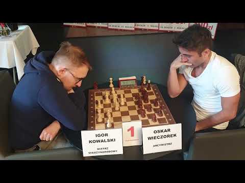 Oskar Wieczorek GM vs Igor Kowalski IM II MEMORIAŁ SZACHOWY STANISŁAWA ZMORY Namysłów 7 05 2023