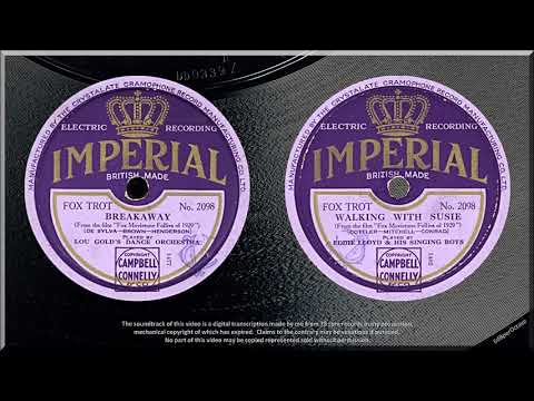 Breakaway + Walking With Susie (1929) 'Lou Gold' + Ted Wallace