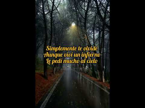 letra simplemente te olvide Nenito vargas y los plumas negras