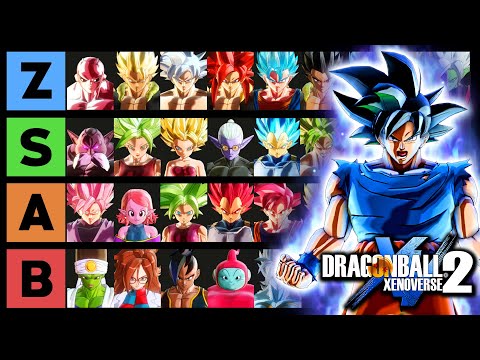 Ranking ALL 100+ Xenoverse 2 Characters w/ DLC Tier List