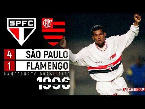 São Paulo 4x1 Flamengo - 1996 - MULLER, VALDIR, DENILSON E SERGINHO GOLEIAM O FLA DE BEBETO E SÁVIO!