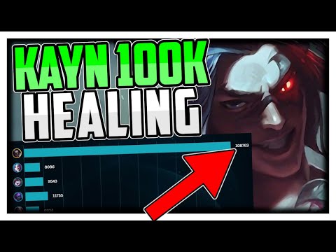 KAYN 1v9 CARRY BUILD | 120k DMG/100k HEALING OP BUILD | League of Legends