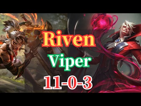 LOL VIPER Challenger 914lp Riven VS Vladimir 11-0-3