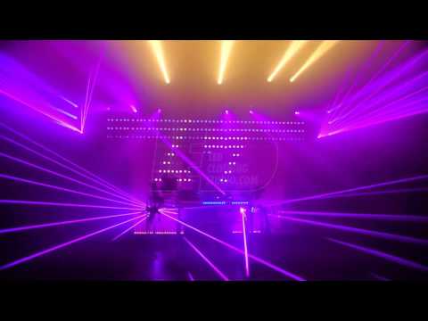 LED jacket, stage lightning and lasers Art-Net wireless control via Resolume
