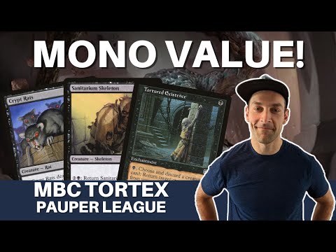 TORTEX CONTROL! Putting a spin on Pauper Mono Black Control with a Tortured Existence value engine