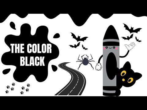 Color Black For Kids- The Color Black | Learn The Colors | Easy Color Lesson For Babies And Toddlers