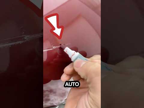 Ogrebao je tatin auto pa ga pokušao popraviti markerom#viral #zanimljivo #foryou