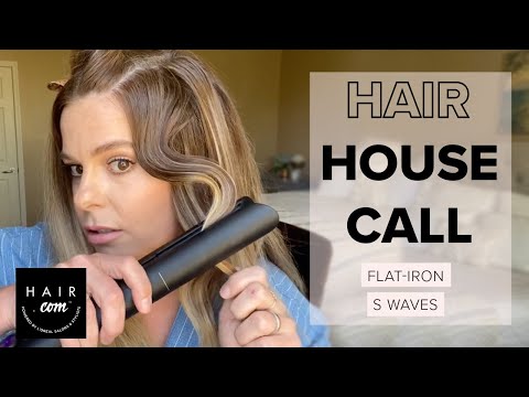 S Waves Flat Iron Tutorial | Hair House Call | Hair.com By L'Oreal