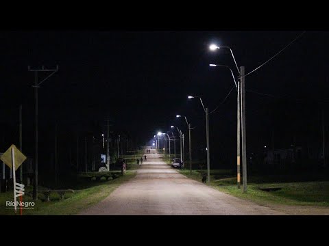 Se inauguró 75 nuevas luminarias en Paso De Los Mellizos