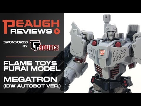 Video Review: Flame Toys Furai Model Kit - MEGATRON (IDW Autobot Ver.)