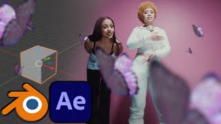 Add 3d Models using Blender3d - IceSpice video breakdown
