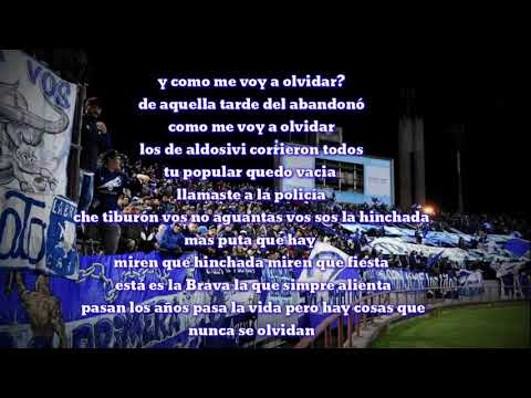 "Letra de "como me voy a olvidar" (de la Brava Alvarado)" Barra: La Brava &bull; Club: Alvarado