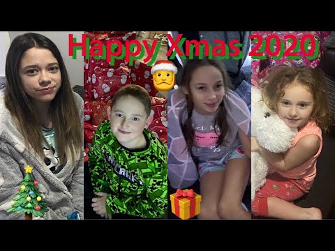 Christmas Day 2020 opening presents