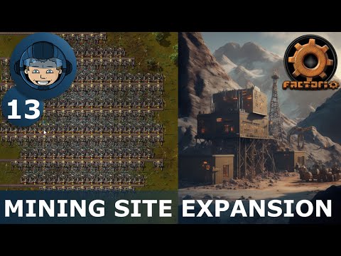 MINING SITE EXPANSION - Step 13: Factorio Megabase (Step-By-Step)