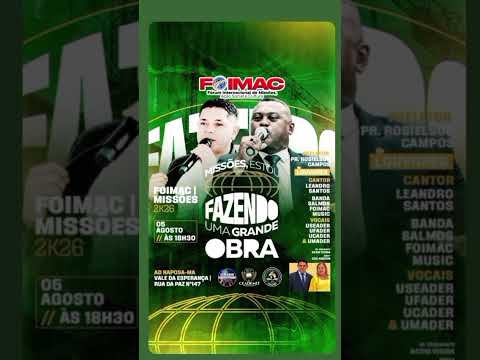 cantor Leandro Santos participa do foimac na cidade de Raposa -MA