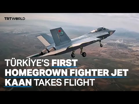 Türkiye’s first fighter jet KAAN conducts maiden test flight