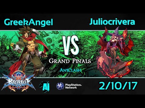AniClash 59 - GreekAngel (Bang) vs. Juliocrivera (Nine) Grand Finals - BBCF Blazblue CF