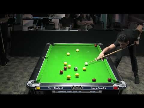 2019 Men's National Amateur Singles - Terry Stafford v Hakim Taoufik (Last 64)
