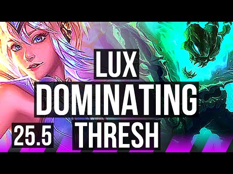LUX & Sivir vs THRESH & Viktor (SUP) | 8/2/19, Dominating | EUNE Grandmaster | 25.5
