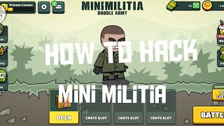 How to Hack Mini Militia very easy trick