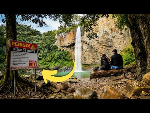 É PERIGOSA??? Conhecemos a CASCATA DO CHUVISQUEIRO