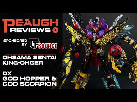 Video Review: Ohsama Sentai King-Ohger Bandai DX GOD HOPPER and GOD SCORPION