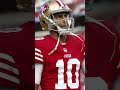 Jimmy G could return in time for the playoffs? #shorts #49ers