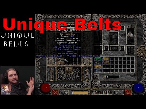 Hyped For D2R - Unique Belts