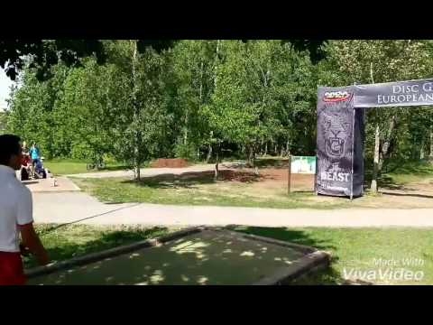 Disc golf European open 2016 round 2 (KJ Nybo).